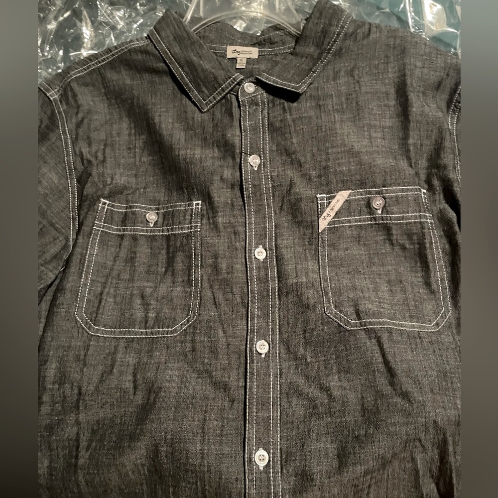 Men’s “LRG” Long Sleeve Button Up